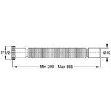 BONOMINI Kádbekötőcső Jollyflex 6/4" -40 - kifutó-1