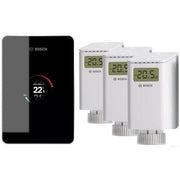 Bosch EasyControl Set CT 200 fekete, okostermosztát és 3db rádióvezérelt radiátor termosztátfej (7736701394)