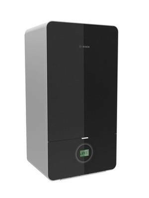 Bosch Condens 7000i W GC7000iW 24 PB 23 kondenzációs gázkazán, fűtő, fekete üveg burk. 25,1 Kw-0