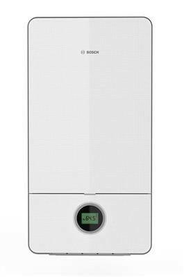 Bosch Condens 7000 iW GC7000iW 24 P 23 fűtő 24 kW kondenzációs gázkazán fehér üveg burkolattal (7736901346)
