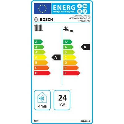 Bosch Condens 2300i W 24/30 C 23 kombi kondenzációs kazán (7736901745)