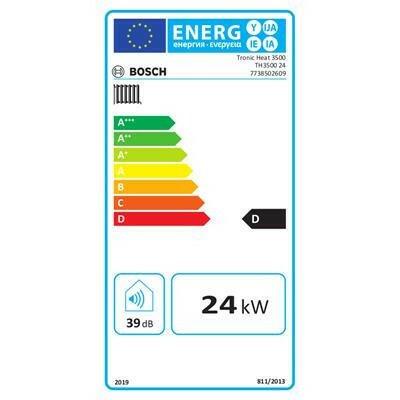 Bosch Tronic Heat 3500 24kW elektromos kazán 6 lépcsős modulációval, max 3bar nyomásra (7738502609)