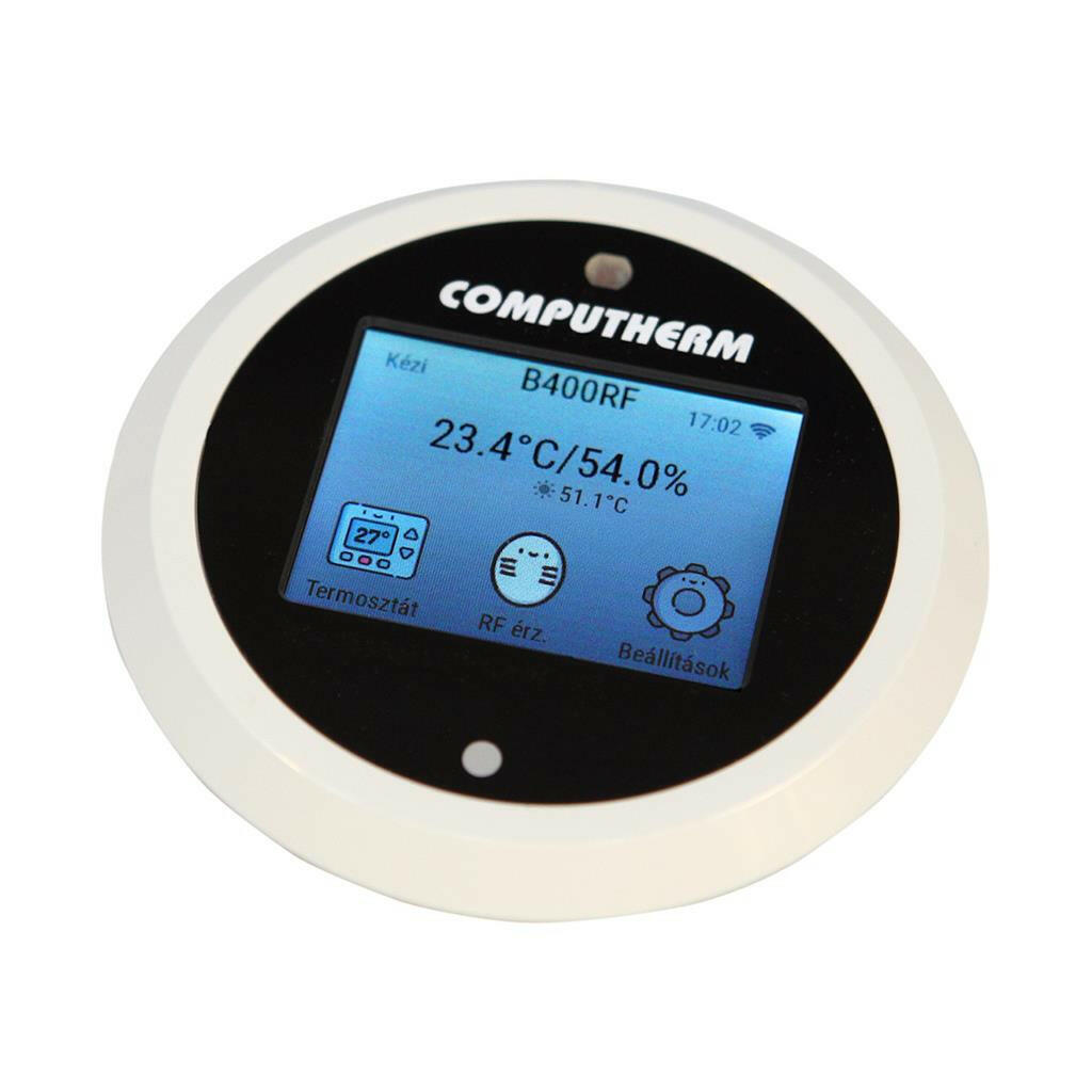 COMPUTHERM B400RF szobatermosztát,vezeték nélküli,Wi-Fi-s,hőérzékelővel, programozható-1