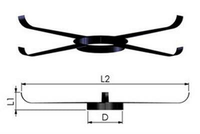 Tricox PPs flexibilis rendszerhez központosító, 5 db/csomag, 80 mm-1