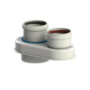 Tricox PPs/Alu 80/125 - 2 x 80mm osztó adapter (PAD6020)