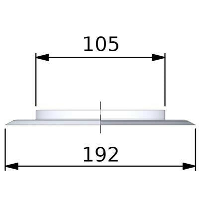 Tricox 100 takaró lemez alu (2db/csomag)