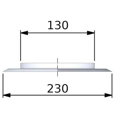 Tricox 125 takaró lemez alu (2db/csomag) TL35