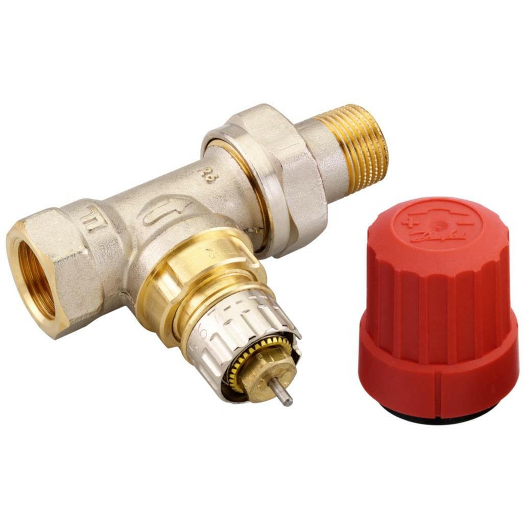 Danfoss RA - N 3/8" radiátor szelep egyenes