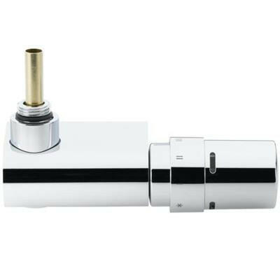 Danfoss VHX - Mono Szett törölközőszárítós radiátorhoz, sarok, RAX érzékelővel, króm (013G4285)