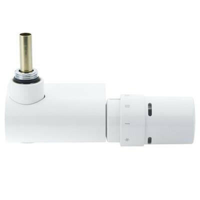 Danfoss VHX - Mono Szett törölközőszárítós radiátorhoz, sarok, RAX érzékelővel, RAL9016 színű (013G4287)