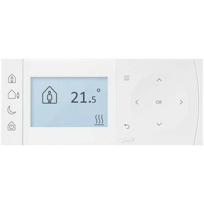 Danfoss TP One - B programozható szobatermosztát 7 nap, 2x1,5V elemmel (087N7851)