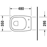 DURAVIT D-Code wc, álló, laposöblítésű, hátsó kifolyású (DR21090900002)-1