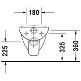 DURAVIT D-Code wc, fali, mély öblítésű, comp. 48 cm (DR22110900002)-3