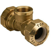 KPE csatlakozó réz T - idom 63 - 2" - 63 mm