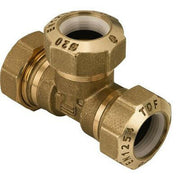 KPE csatlakozó réz T - idom 40 mm egál