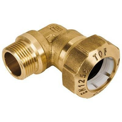 KPE csatlakozó réz könyök KM 40 - 5/4"