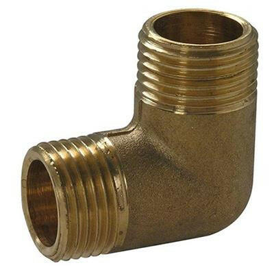 Réz menetes könyök KK 1/2"