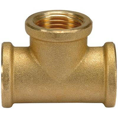 Réz menetes T - idom 5/4"