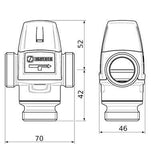 ESBE VTA321 35-60C 15-1,5 BM 1/2" termosztatikus keverőszelep (31100400)-1