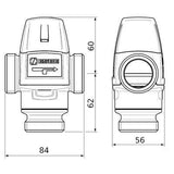 ESBE VTA522 20-43C 20-3,2 KM 1"  termosztatikus keverőszelep-1