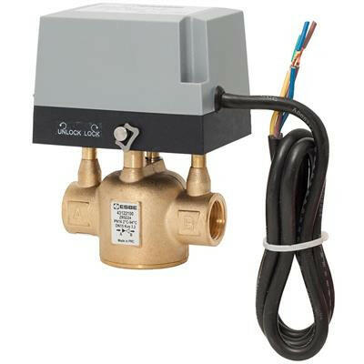 ESBE ZRS224 motoros zónaszelep 1" belső menetes rugó visszatérítéses 230 V AC, 2 pontos kvs=5,7 (43122300)