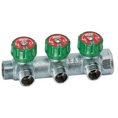 FAR OSZTÓ +SZELEP 1" - 3/4" HERZ3 KÖR (3822 - 134)