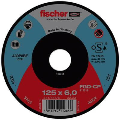 Fischer csiszolókorong 115x6x22,23 FGD-CP-0