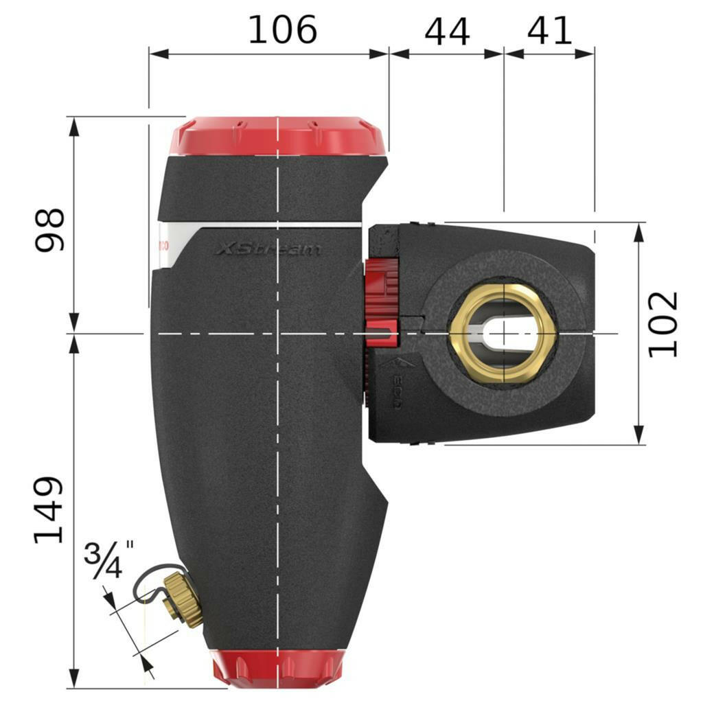 Flamco XStream Clean iszapleválasztó, mágneses, szigeteléssel 3/4"-1