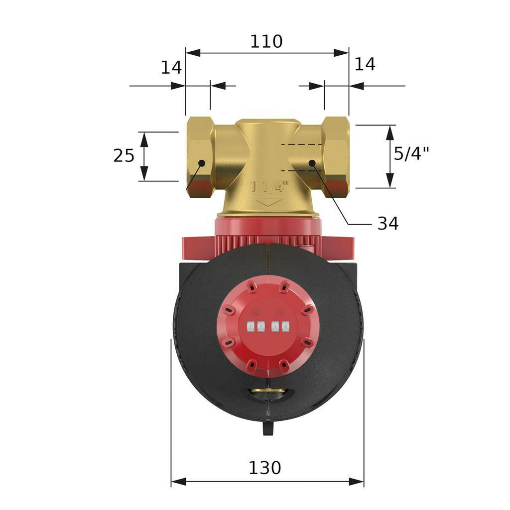 Flamco XStream Clean iszapleválasztó 5/4" KM (11052)