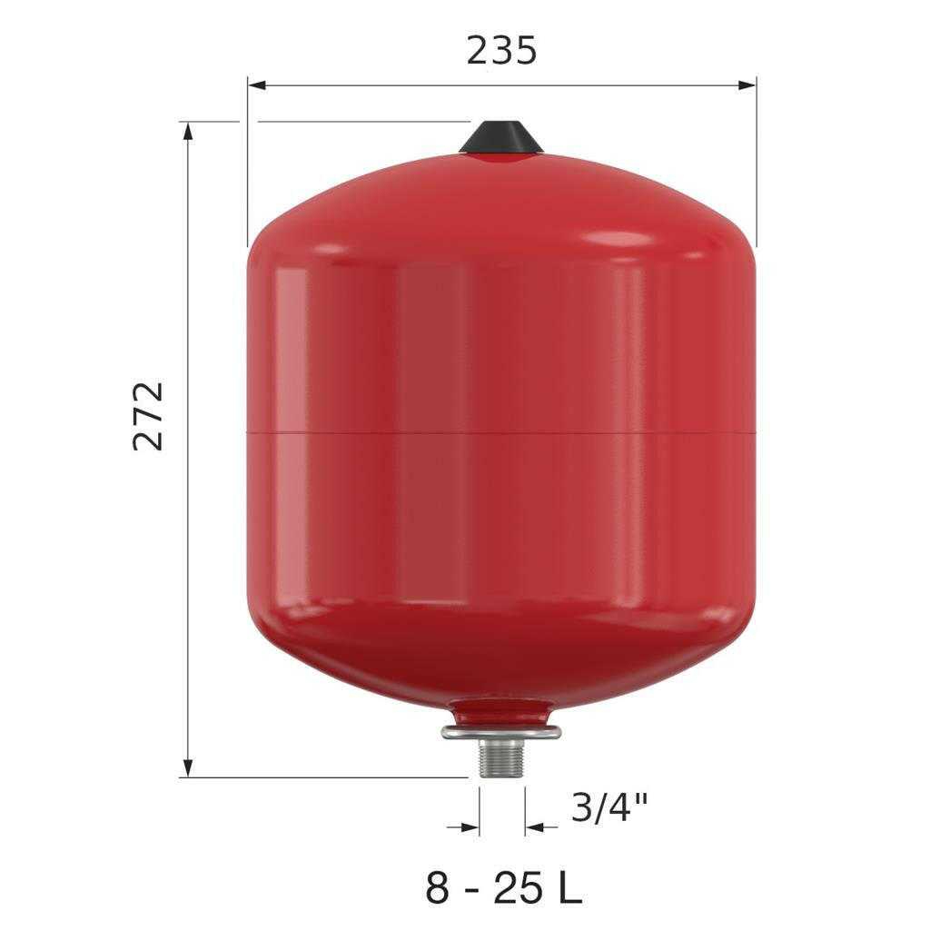 Flamco Baseflex tágulási tartály 8/1,5 (6bar)-1