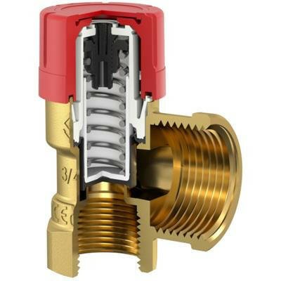Flamco biztonsági szelep Prescor 1/2" - 1/2" 1,5 bar (27608)