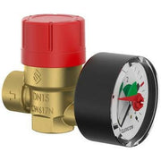 Flamco biztonsági szelep+manométer 1/2" 3 bar (27683)