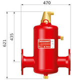 Flamcovent légleválasztó F 080, PN10, karimás-1