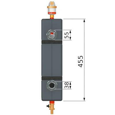 Flamco hidraulikus kombi váltó 1" Flexbalance (28377)