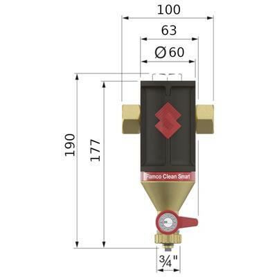 Flamco Clean Smart iszapleválasztó 3/4" (30021)