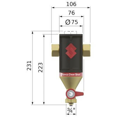Flamco Clean Smart iszapleválasztó 1" (30023)