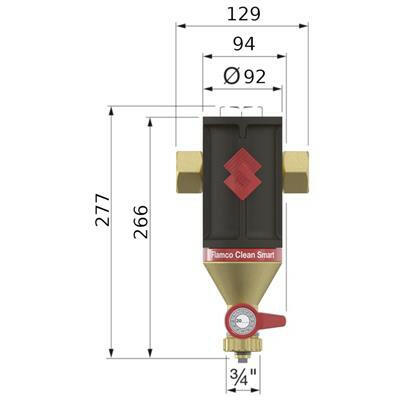 Flamco Clean Smart iszapleválasztó 6/4" (30025)