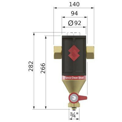 Flamco Clean Smart iszapleválasztó 2" (30026)
