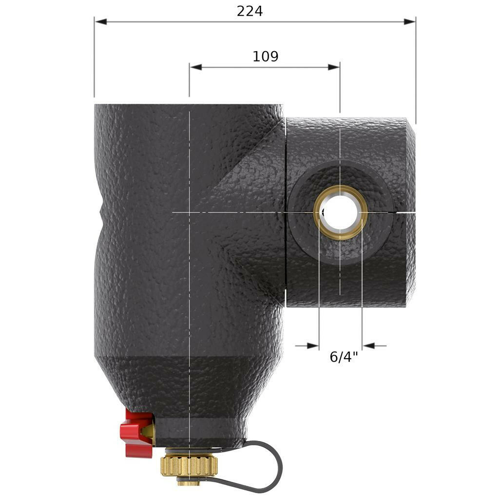 Flamco Clean Smart iszapleválasztó 6/4" Ecoplus szigetelt (30035)