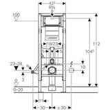 Geberit Duofix Wc-tartály mozgáskorlátozott kivitel-1