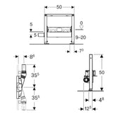 Geberit Duofix zuhany szerelőelem-1