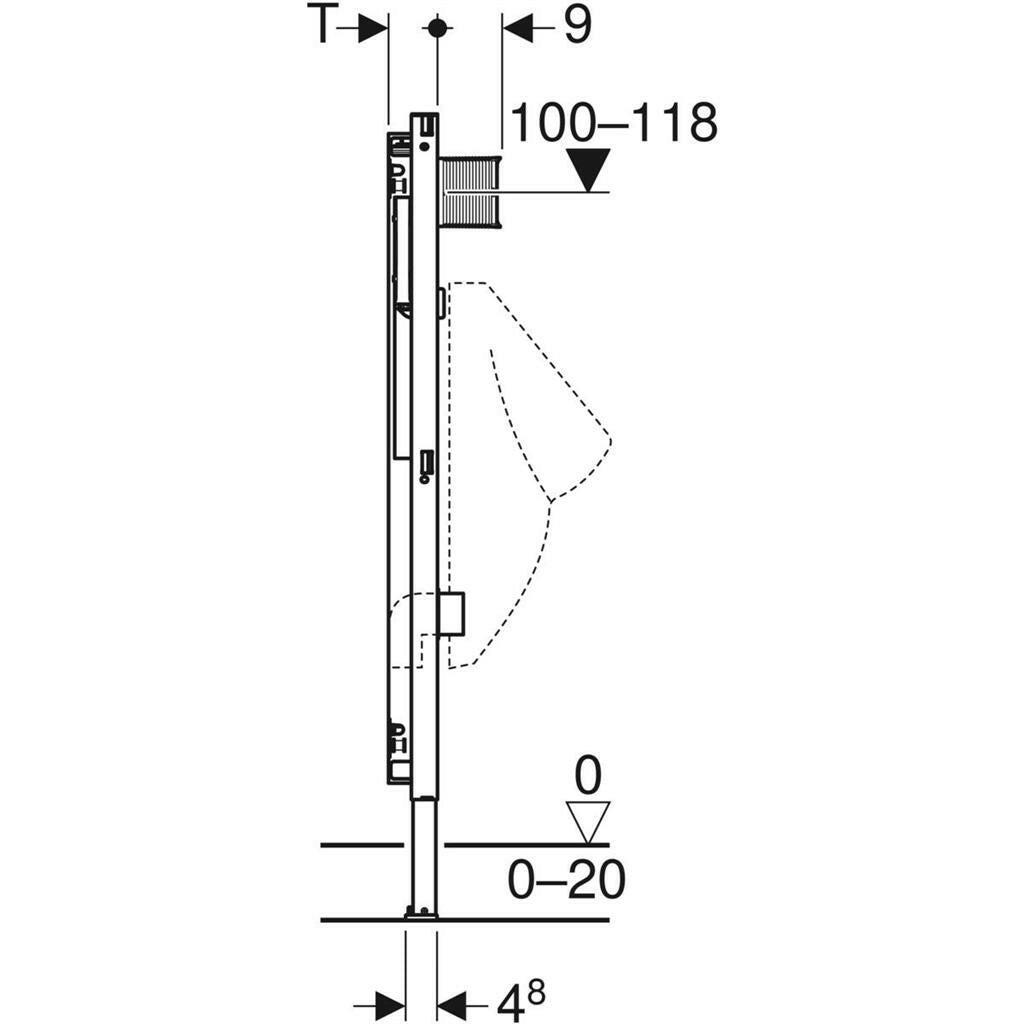 Geberit Duofix piszoár-elem Hytronic-2