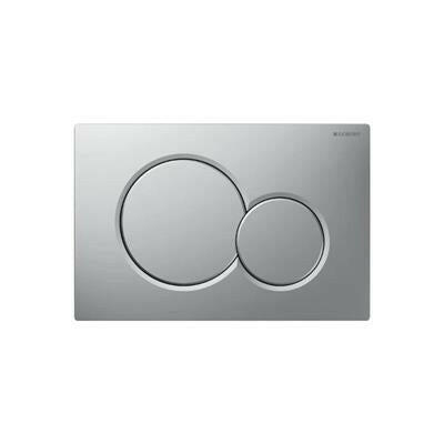 Geberit Sigma01 nyomólap matt króm easy - to - clean bevonattal 2 mennyiséges