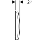 Geberit Basic piszoár infra vezérlés hálózati mattkróm-3