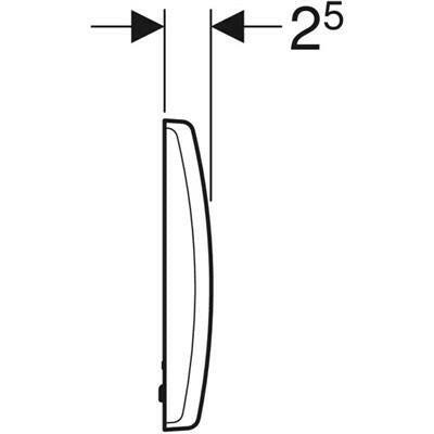 Geberit Basic piszoár infra vezérlés  Basic-3