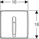 Geberit Piszoár Basic Infra elemes fehér-2