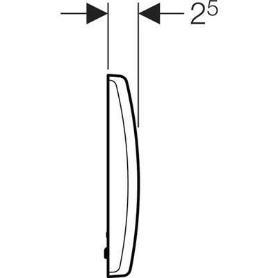 Geberit Piszoár Basic Infra elemes fehér-3