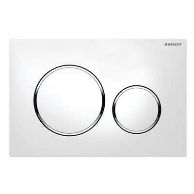 Geberit Sigma20 nyomólap fehér/fényes króm/fehér (115.882.KJ.1)