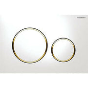 Geberit Sigma20 nyomólap fehér/aranyozott/fehér (G115.882.KK.1)