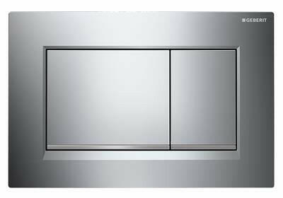 Geberit Sigma30 nyomólap fényes króm/matt króm / fényes króm (115.883.KH.1)